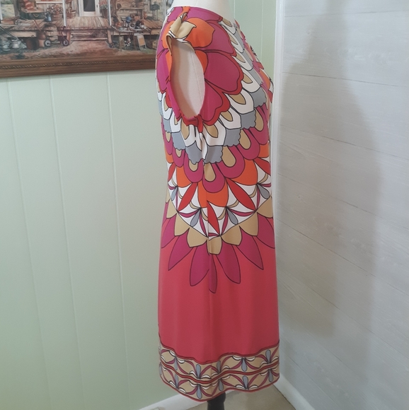 Donna Morgan retro stretchy dress sz 6 *T - Picture 3 of 5